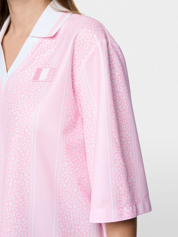 Jersey-style polo shirt
