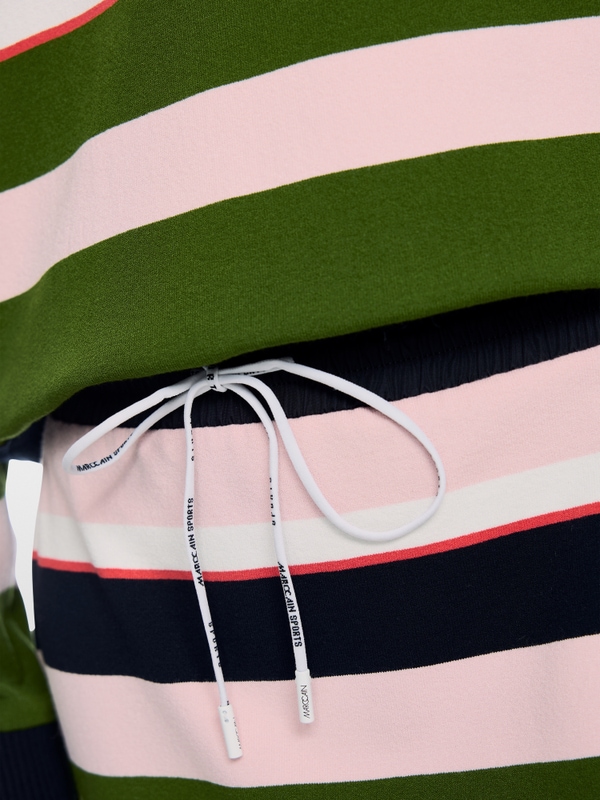 ‘Knitted in Germany’ striped skirt