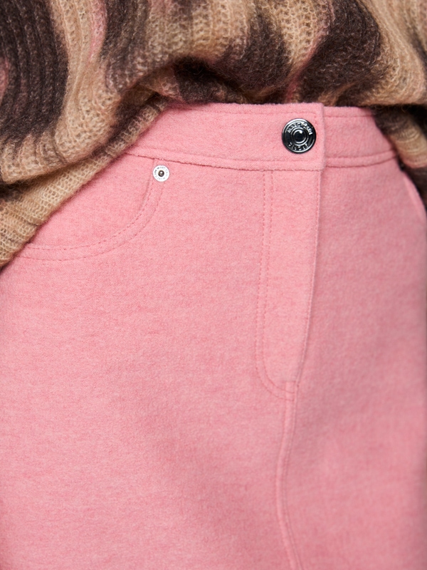 New wool mini skirt