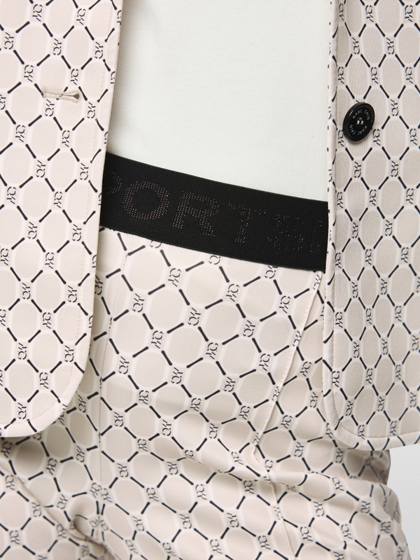 Pantalon imprimé en jersey scuba