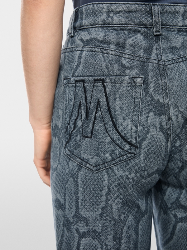WIGAN jeans with animal print