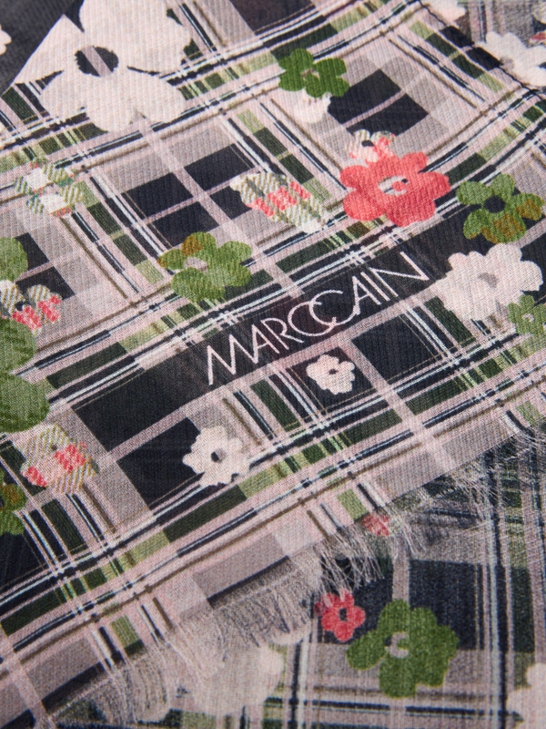 Écharpe à motif floral