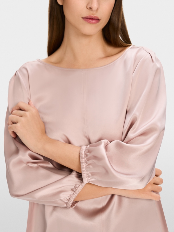 Loose silk blouse
