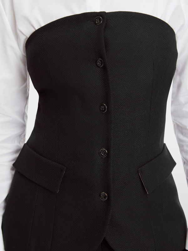 Bustier im Sakko-Stil "Rethink Together"