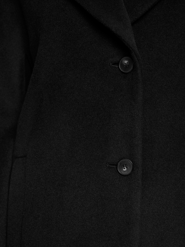 Manteau ample en laine d'alpaga mélangée