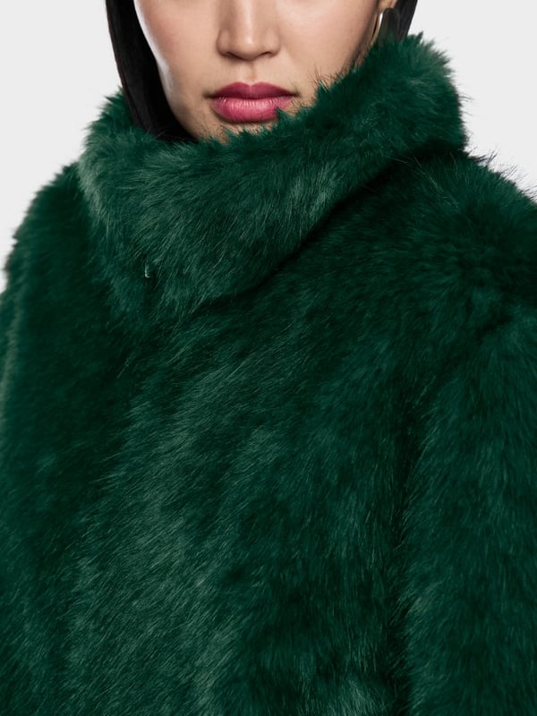 Cosy faux fur jacket