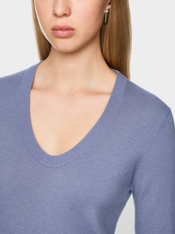 Rippstrick Pullover