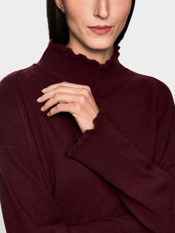 Pull avec détails volants