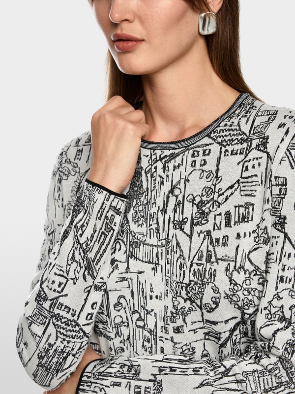 Pull en maille fine tricoté en Allemagne