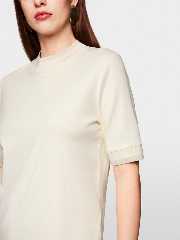 T-shirt avec détails en lurex