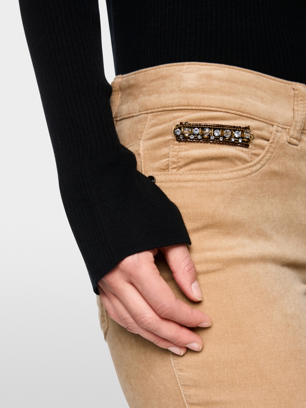 Slim fit broek SILVI Low Waist