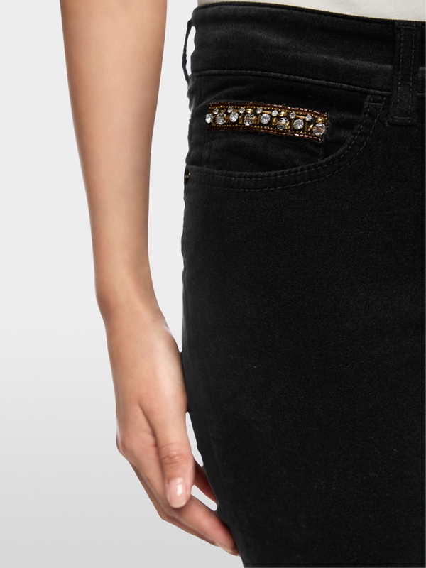Slim fit broek SILVI Low Waist