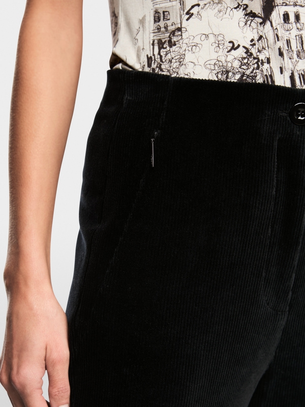 Wijde corduroy broek WELKOM