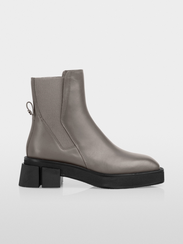 Bottines Chelsea à talons larges