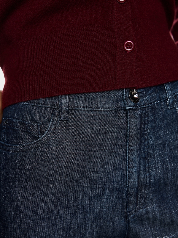 Jean large WARRI à effet pailleté