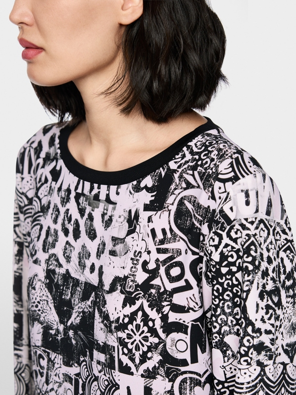 Jurk met all-over print