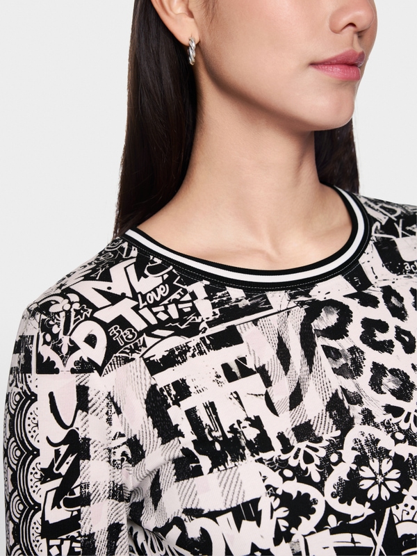 Shirt met lange mouwen en print