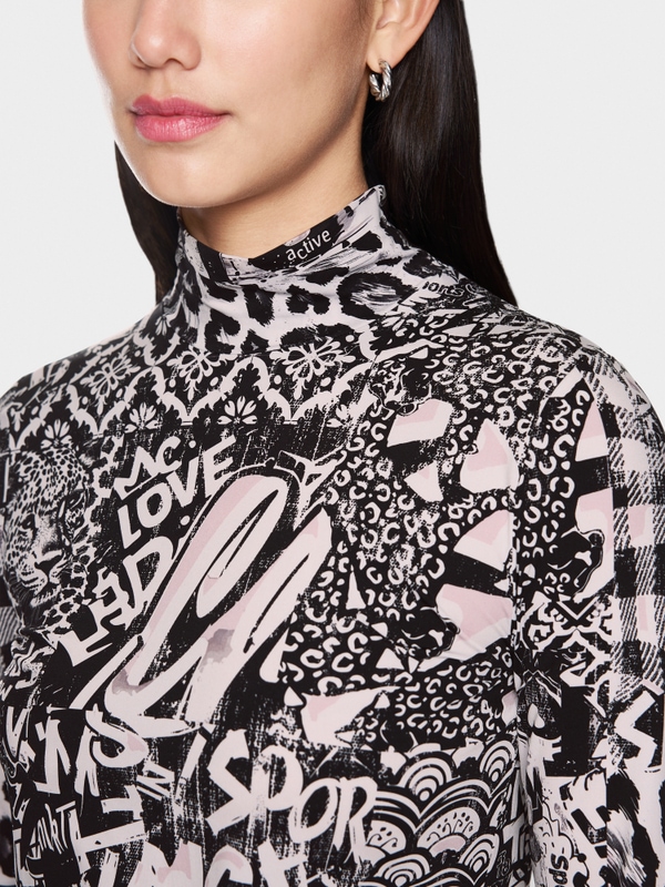 Langarmshirt mit Turtleneck