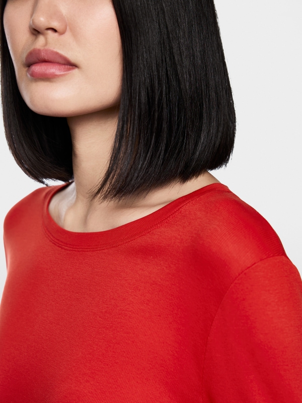 Classic plain long-sleeved shirt