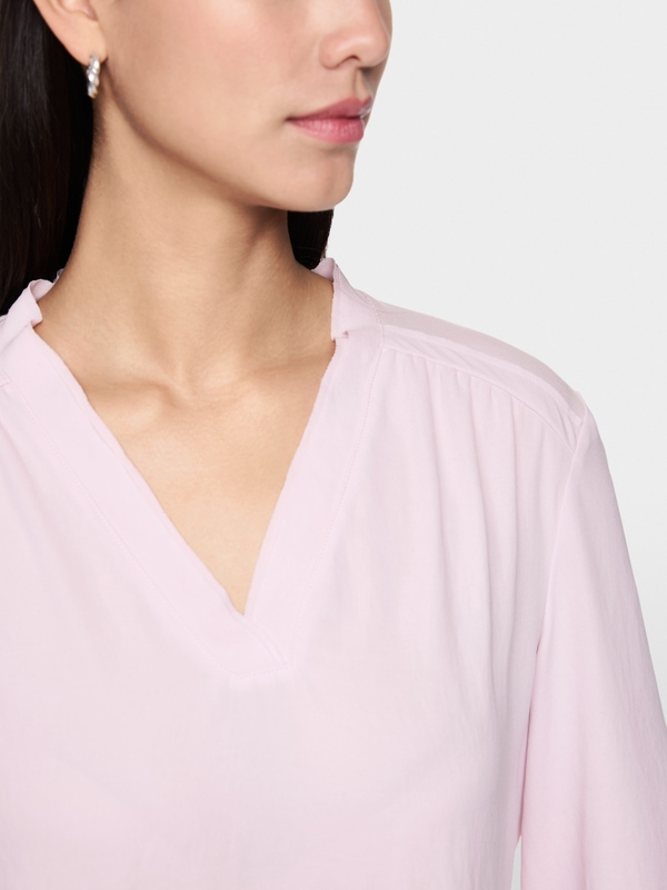 Blusenshirt aus Materialmix
