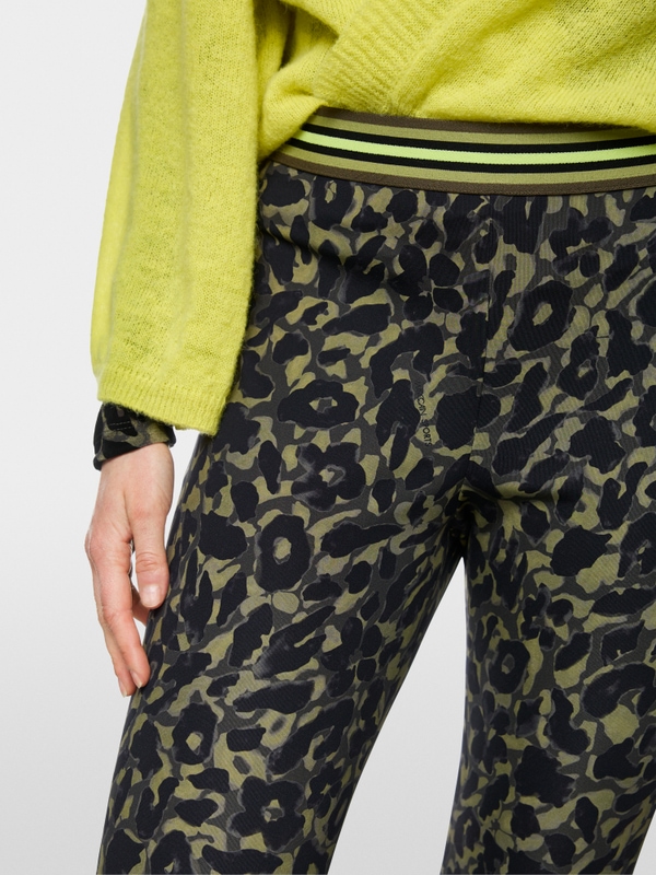 Pantalon à enfiler léopard FREDERICA