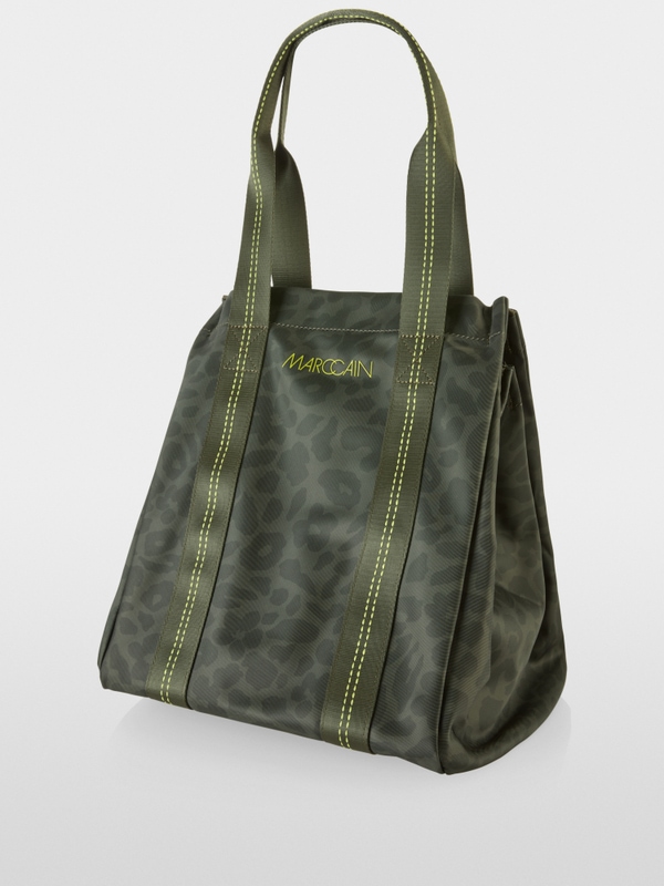 Sac cabas léopard avec compartiments intérieurs