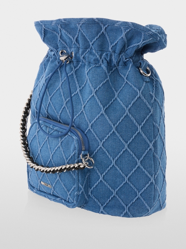 Beuteltasche aus Jeansstoff