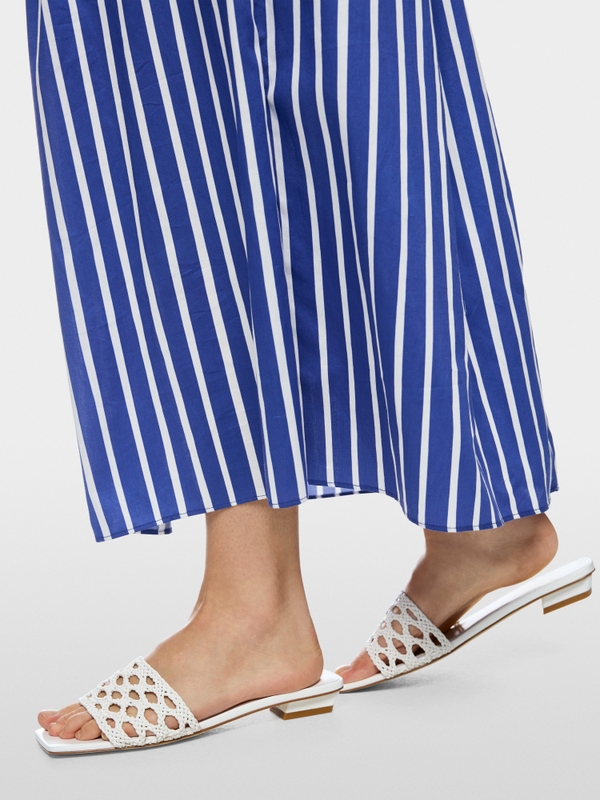 Maxi dress with smocked top