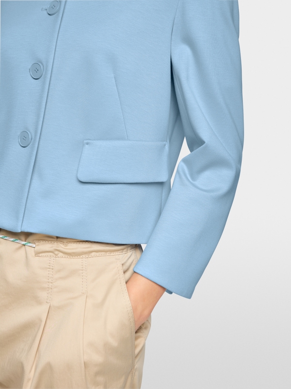 Veste courte avec col Kent