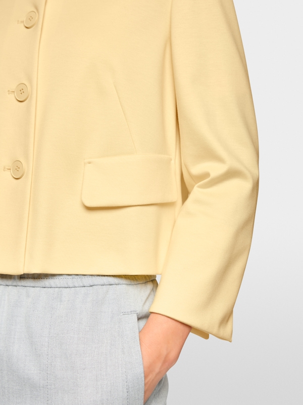 Veste courte avec col Kent