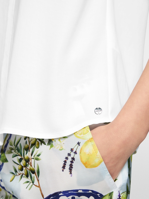 Blouse ample en tissu fluide
