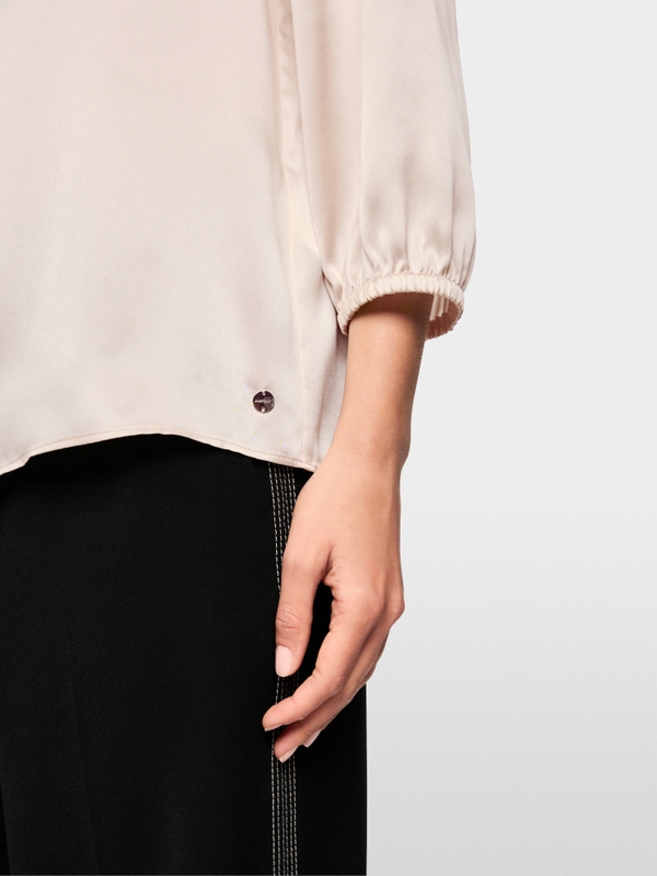 Polo en coton côtelé uni