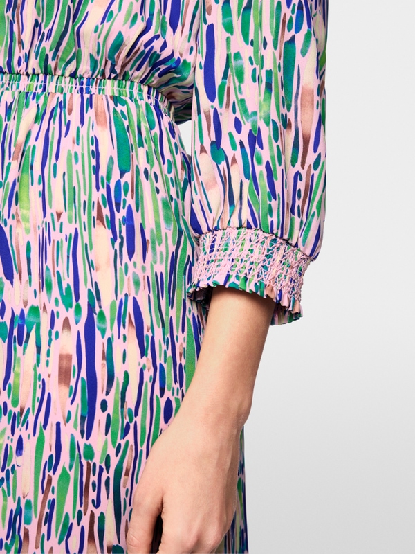 ‘Rethink Together’ confetti print dress