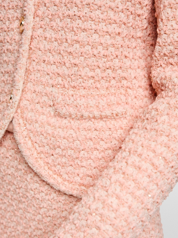 ‘Knitted in Germany’ tweed cardigan