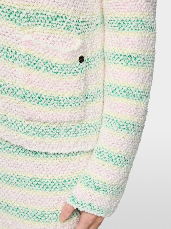 ‘Knitted in Germany’ bouclé cardigan