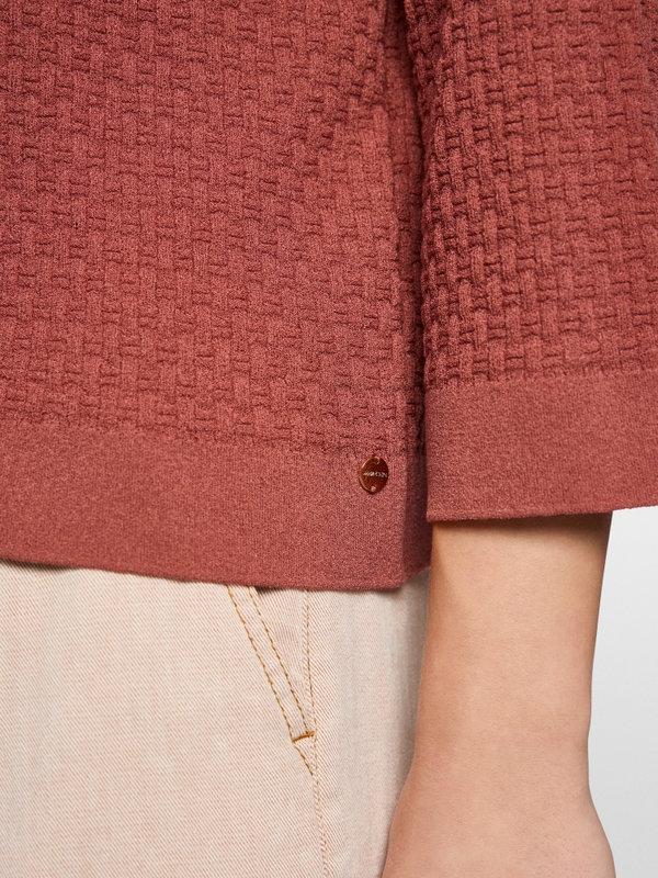 ‘Knitted in Germany’ textured cardigan