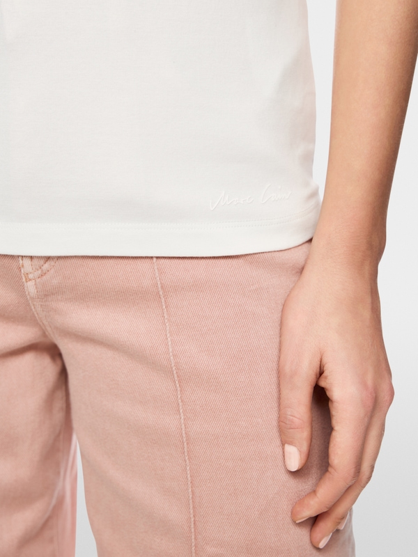 T-shirt à demi-manches avec détails décoratifs