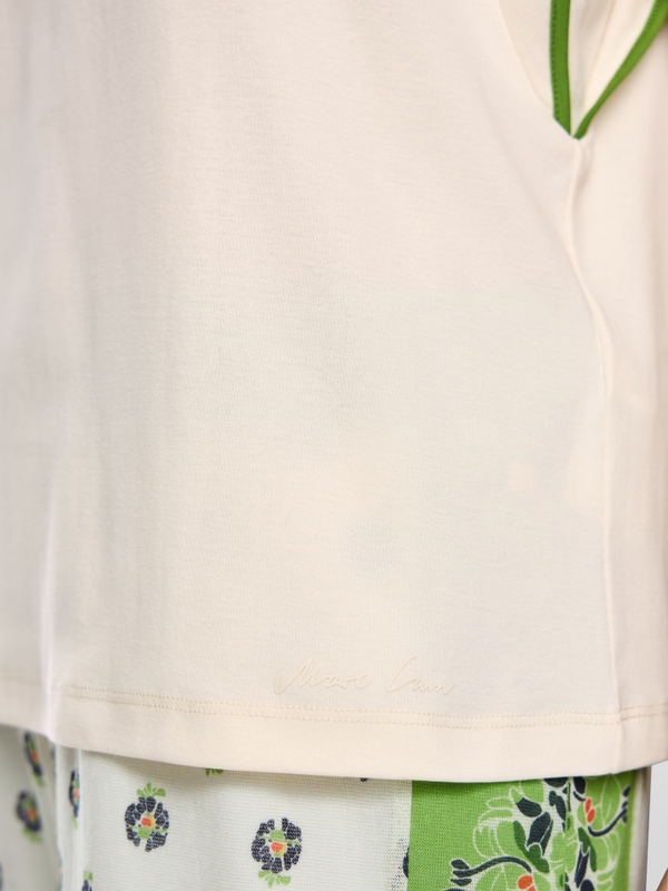 Feminine cotton stretch shirt