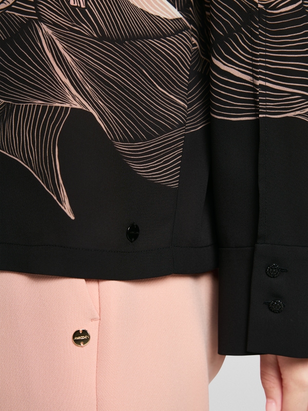 ‘Rethink Together’ floral print blouse