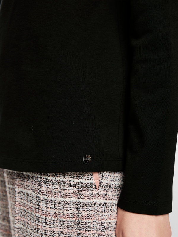 Polo à manches longues en coton