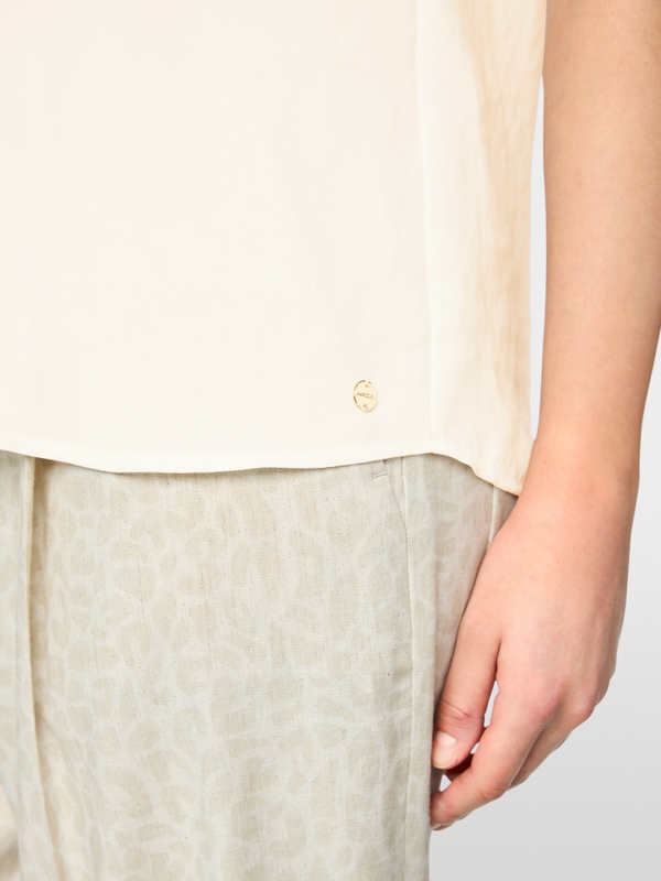 Top with lace and pintucks