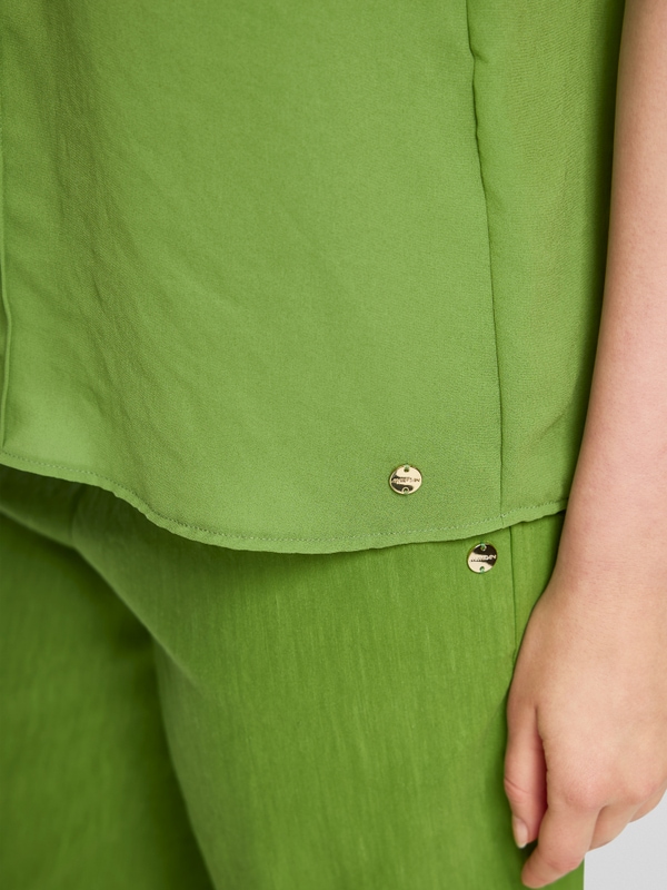 Top with lace and pintucks