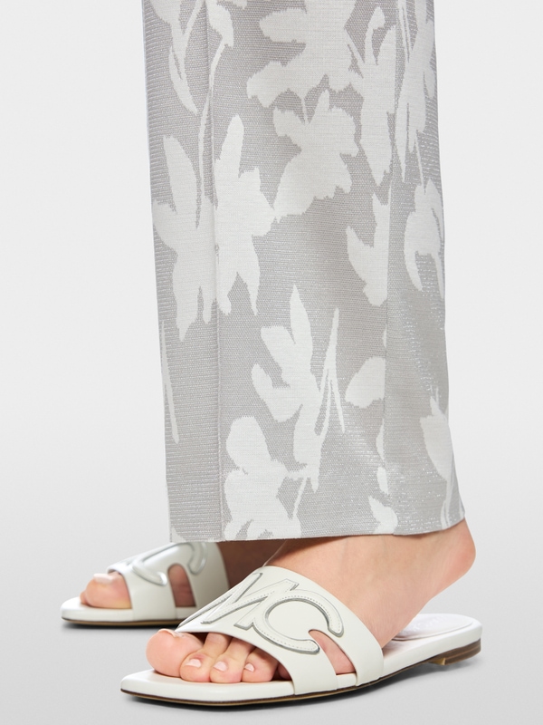 WUKARI wide fit fabric trousers