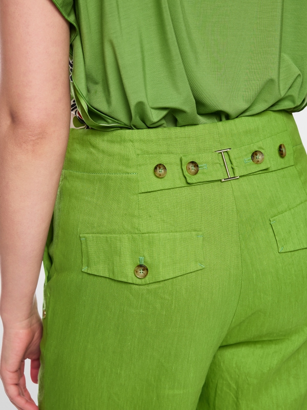 Pantalon WAUKEE en lin et viscose