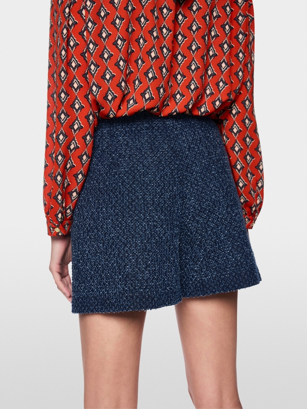 Shorts in wikkelrok-look