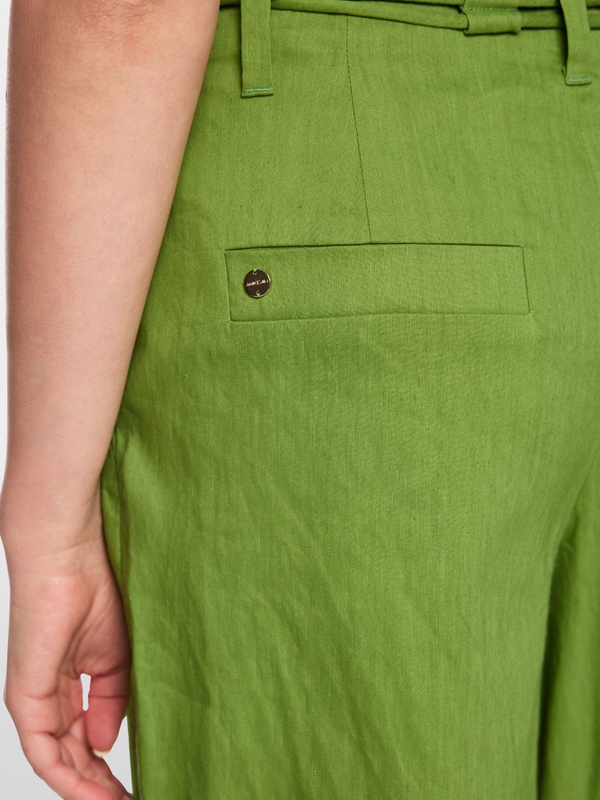 WARANGAL linen blend shorts