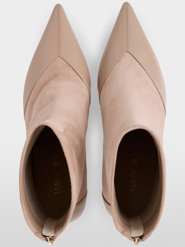 Elegant leather ankle boots