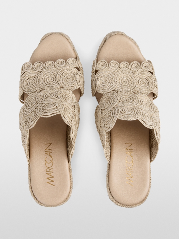 Espadrilles with wedge heel