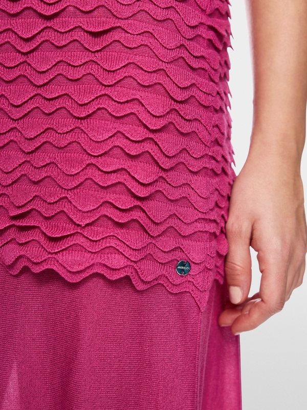 Viscose maxi knit dress