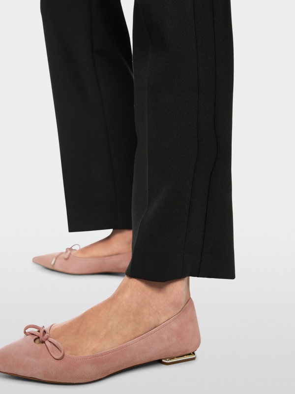 FENDOU fabric pants with straight cut